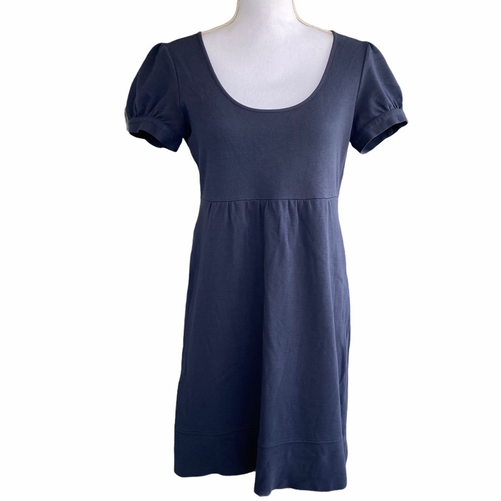 Theory for Neiman Marcus Navy Blue Babydoll Dress